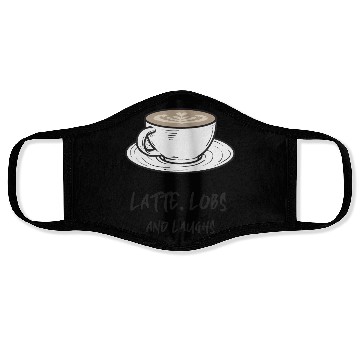 Discover Latte, Lobs and Laughs - Pickleball Coffee Face Masks