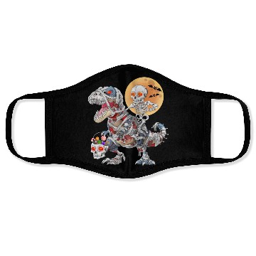 Discover Skeleton Riding Zombie Mummy Dinosaur Halloween Face Masks