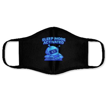 Discover Sleep Mode Activated Robot Face Masks