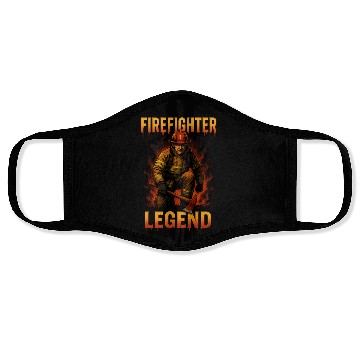 Discover Firefighter Legend Face Masks