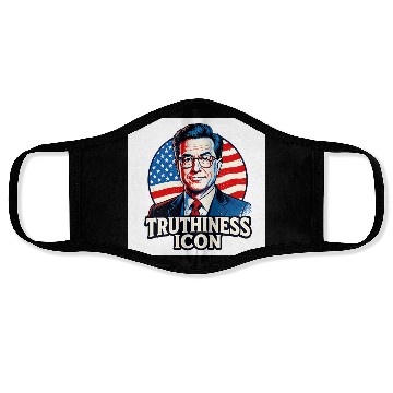 Discover Stephen Colbert – Truthiness Icon Retro Face Masks