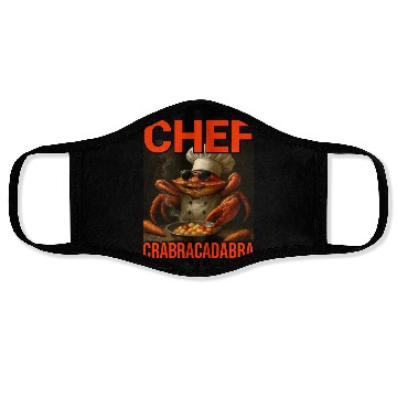 Discover Chef Crabracadabra Face Masks - Meme Magic Crab Chef