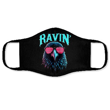 Discover Ravin' Rave Festival Fun with Cool Raven Face Masks