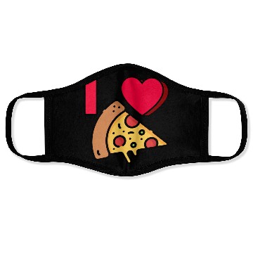 Discover I LOVE PIZZA #1 Face Masks