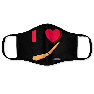 Discover I LOVE HOCKEY #1 Face Masks