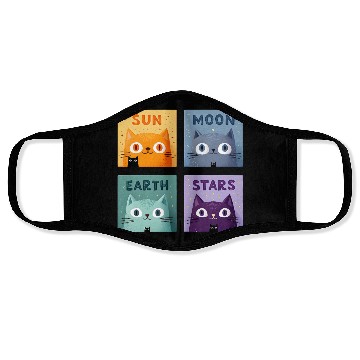Discover Funny Cat Face Masks | Retro Cat Meme Face Masks