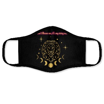 Discover Lunar Zodiac Lion with Celestial Crest Face Masks