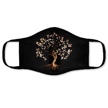 Discover Elegant Autumn Leaf Tree Face Masks