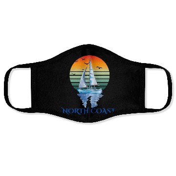 Discover Sunset Sailing - North Coast Vibes Face Masks