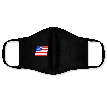 Discover Patriotic American Flag Silhouette Face Masks