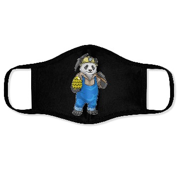 Discover Panda Easter Mining Face Masks