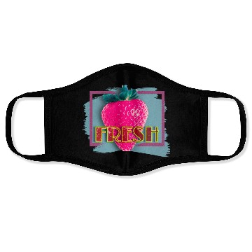 Discover Vibrant Strawberry with Fresh Neon Sign Face Masks