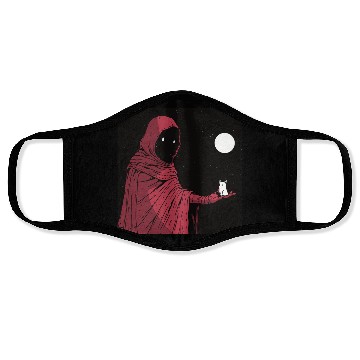 Discover Mystical Night Creature Illustration Face Masks