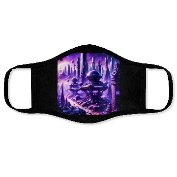 Discover Futuristic Sci-FI Fantasy Alien Planet Face Masks