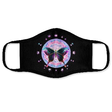 Discover Mystical Butterfly Mandala Design Face Masks