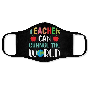Discover Teacher Can Change The World Face Masks