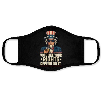 Discover Vote Like It Matters - Democracy Defender Face Masks