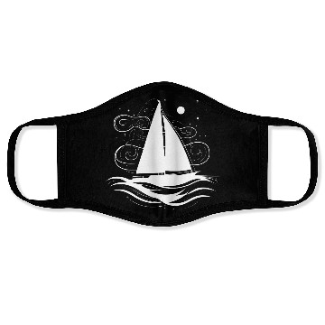 Discover Sailing Boat Drawing Face Masks