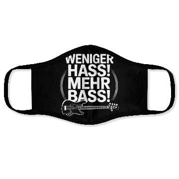 Discover Weniger Hass, Mehr Bass! Face Masks