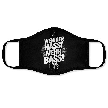 Discover Weniger Hass, Mehr Bass! Face Masks