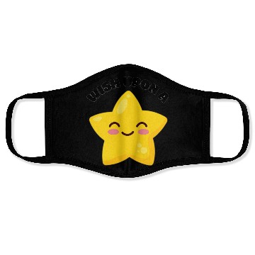 Discover Cute Smiling Star Design for Kids Face Masks