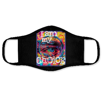 Discover Vivid Psychedelic Eye Art Face Masks