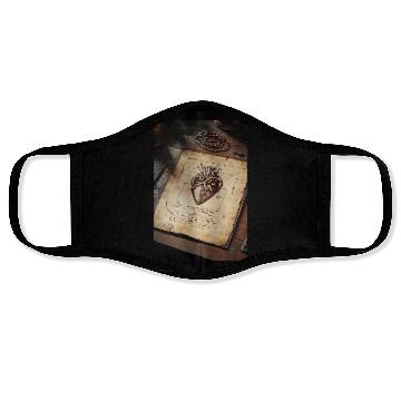 Discover Anatomy of the Heart Sketch Face Masks