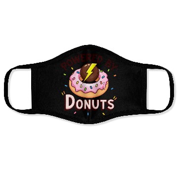 Discover Powered By Donuts Face Masks