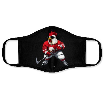 Discover Chicken ice hockey Face Masks