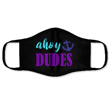 Discover Ahoy Dudes Nautical Summer Face Masks