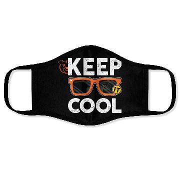 Discover Keep It Cool Sunglasses Design Face Masks