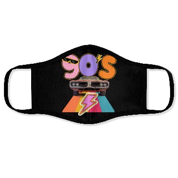 Discover Retro 90s Muscle Vibes Face Masks