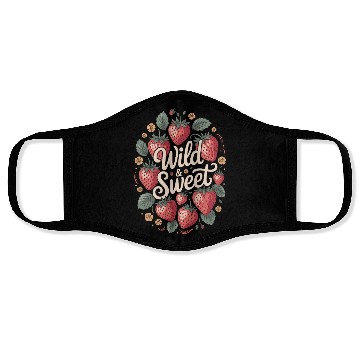 Discover Wild & Sweet Strawberry Delight Design Face Masks