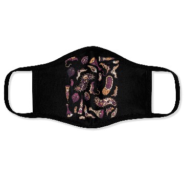Discover Abstract Alien Microbial Pattern Face Masks