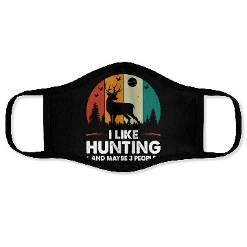 Discover Funny Deer Hunting Face Masks