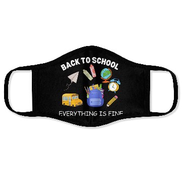 Discover It's Fine I'm Fine Everything Is Fine Teacher Shi Face Masks