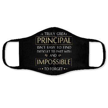 Discover School Principal Teacher Appreciation Face Masks
