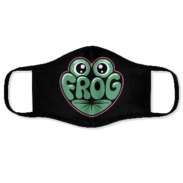 Discover Funny Frog Face – Cute & Quirky Amphibian Design Face Masks