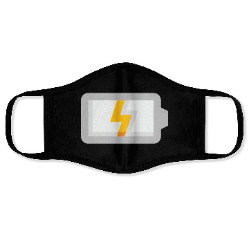 Discover Electric Lightning Abstract Pattern Face Masks