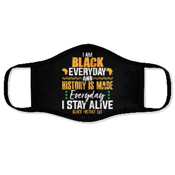Discover Black History Month Empowerment Design Face Masks