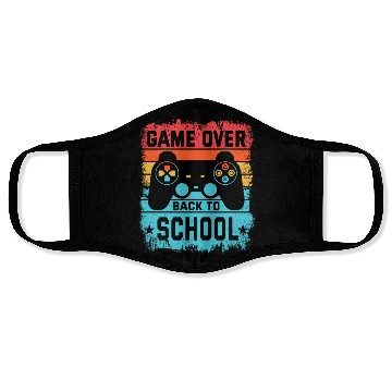 Discover Game Over Back to School Face Masks – Retro Gamer