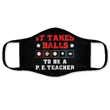 Discover Physical Education School PE Teacher Face Masks
