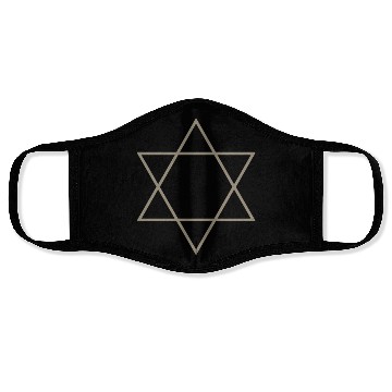 Discover Minimalist Star of David Design Face Masks