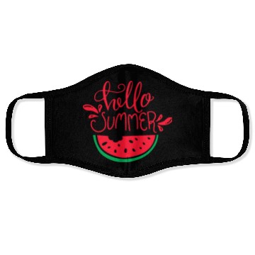 Discover Hello Summer Watermelon Face Masks