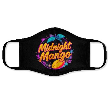 Discover Nighttime Mango Bright Design Face Masks