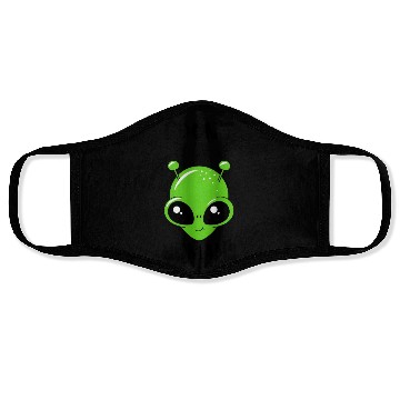 Discover Alien Design Area 51 Face Masks