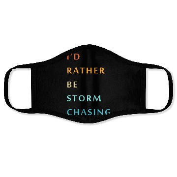 Discover Storm Chaser Tornado Storm Chasing Face Masks