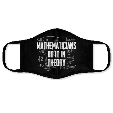 Discover Mathematician Math Teacher Mathematics Face Masks