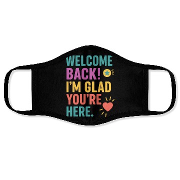 Discover Welcome Back To School, Teacher Appreciation Gift Face Masks