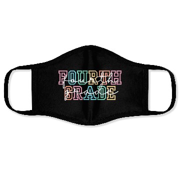 Discover Fourth Grade Teacher Face Masks, 4th Grade Teacher Shir